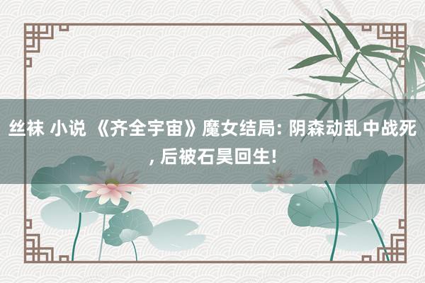 丝袜 小说 《齐全宇宙》魔女结局: 阴森动乱中战死， 后被石昊回生!